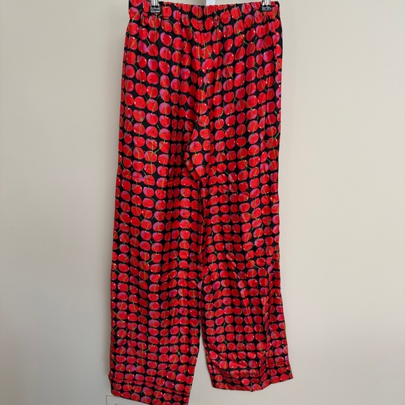 La DoubleJ cherry-print silk pyjama set size S - Picture 11 of 13